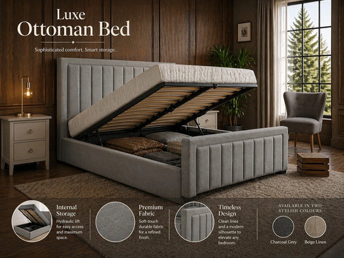 New ottoman storage - new,