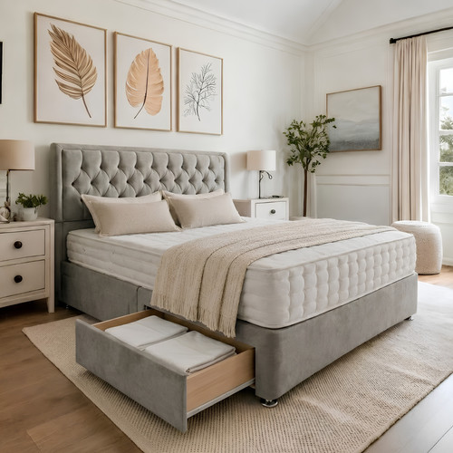 Plush divan bed set - plush,
