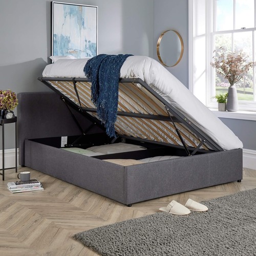 Side lift storage bed - bed, ottoman