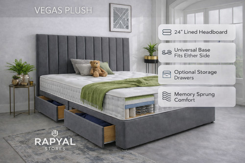 Luxury plush divan - plush, set