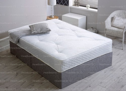 Chenille divan bed - chenille,