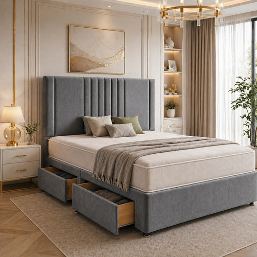 Reinforced divan bed - reinforced,